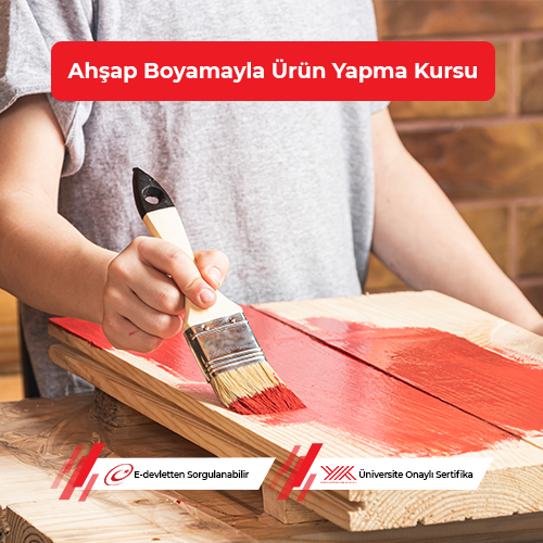 Ahşap Boyamayla Ürün Yapma Eğitimi