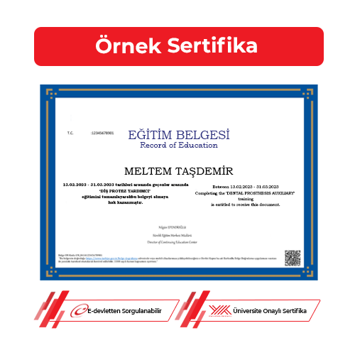 Diş Protez Sertifikası